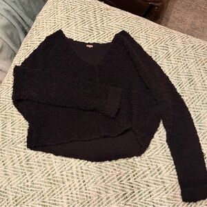 Free People Black Sweater XS